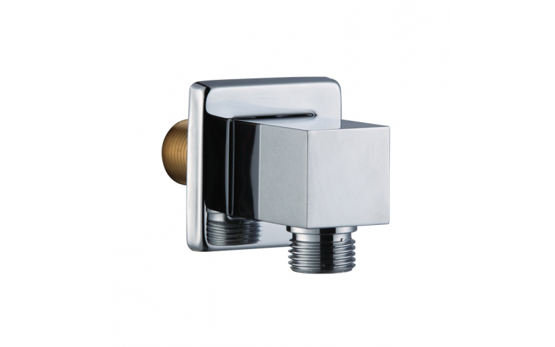 Square Chromed Brass Shower Elbow PA0185